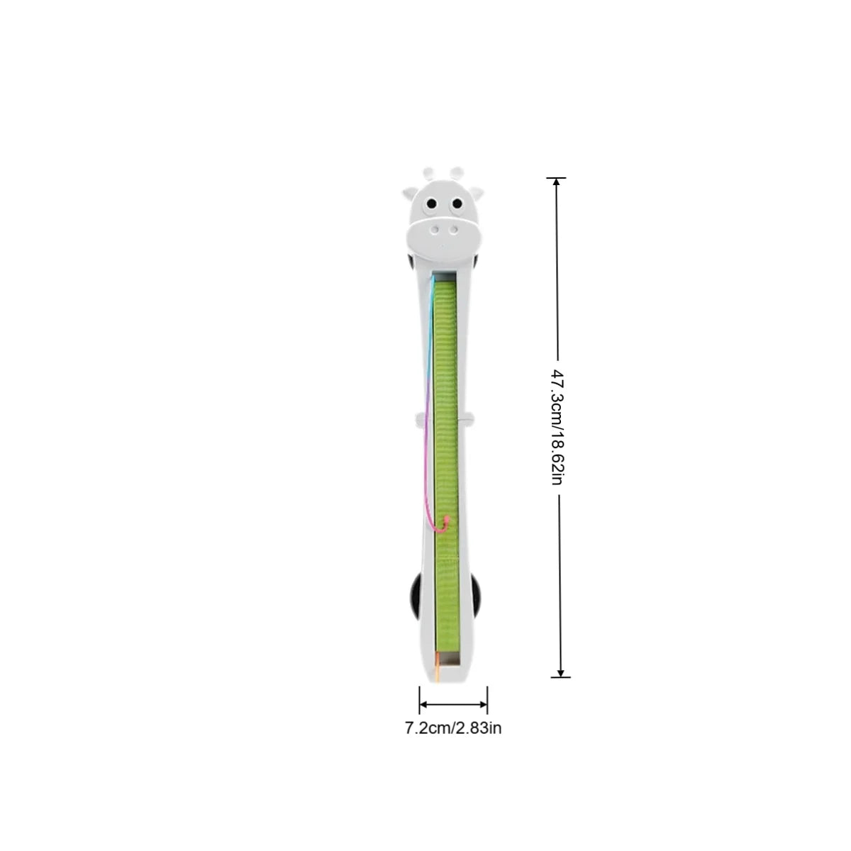 Automatic Interactive Cat Toy, Wall Mounted Cat Teaser Wand with Moving Rope, Indoor Kitten Exercise Toy for Bored Cats