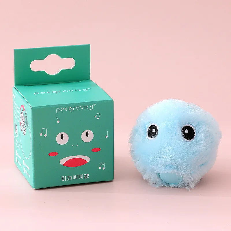Interactive Ball Smart Cat Toys Catnip Cat Training Toy Kitty Pet Playing Ball Pet Squeaky Supplies Products Toy for Cats Kitten