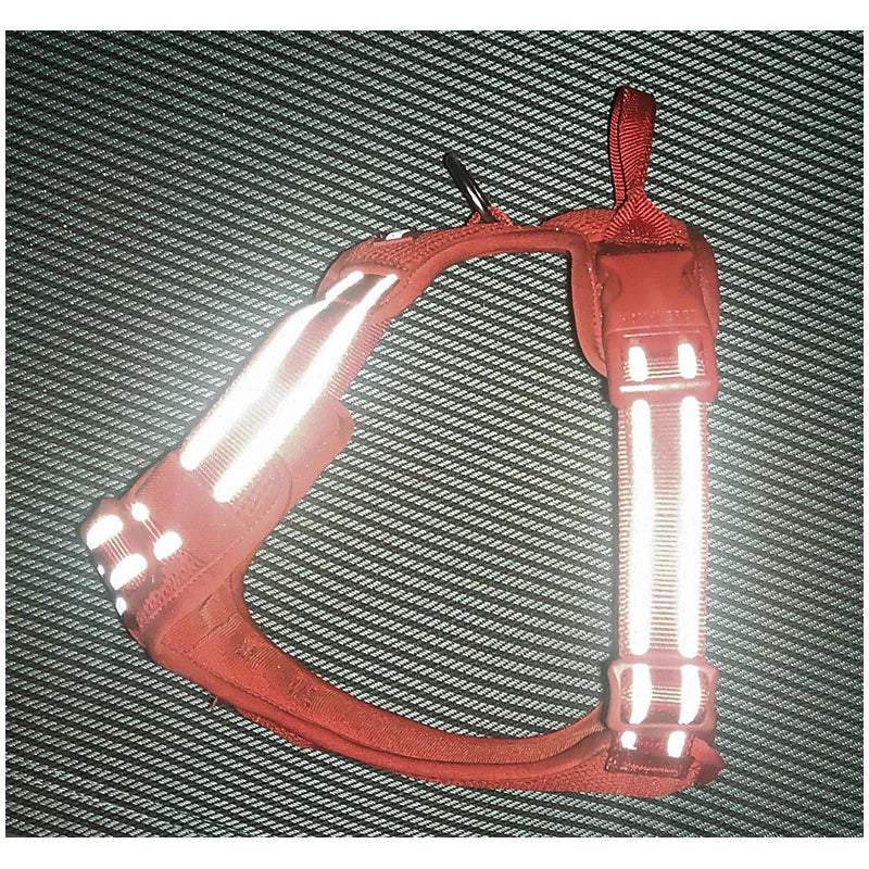 TRUELOVE Pet Harness Nylon Reflective Comfortable and Breathable Explosion-proof Small Medium Large Outdoor Camping HP5652