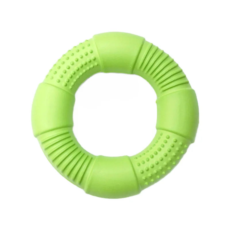 CAITEC Dog Toys Foam Ring Toy Soft Bite Ring Light Durable Floatable Bite Resistant Interactive Toy 3 Size for Choosing