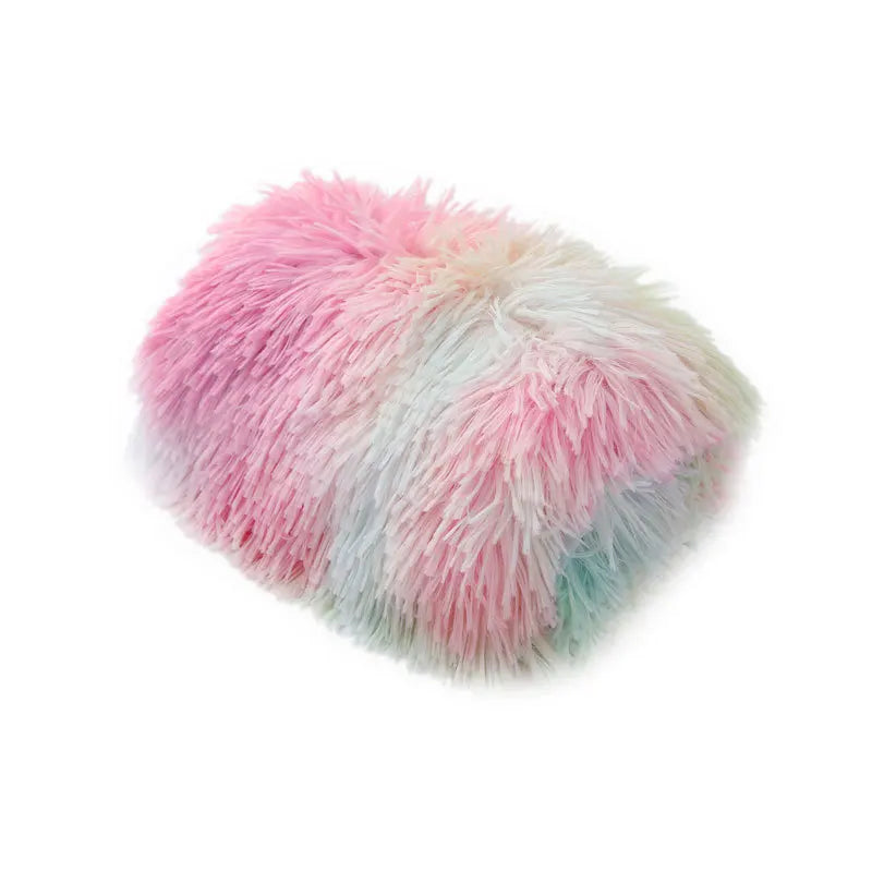 Plush Dog Blanket Winter Warm Pet Sheet Cat Dog Sofa Cushion Pet Mattress Household Carpet Comfortable Dog Sleeping Blanket