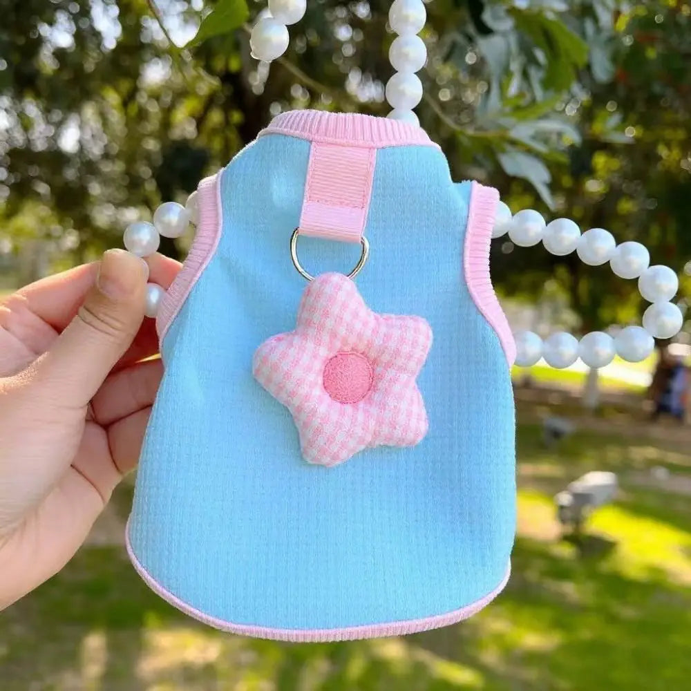 New Sizes S-L Pet Vest Comfortable Lightweight Cat Clothes Breathable Washable Puppy Kitten Apparel Outdoor Walking