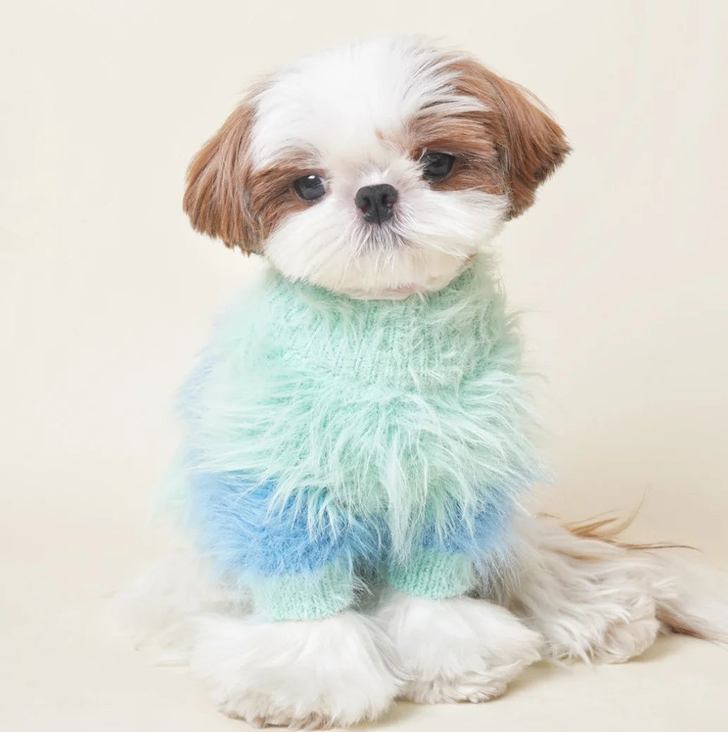 Cute French Fries Printed Soft Cotton Pet Sweater High Quality Design Dog Jacket Small Animal Clothing for Cats