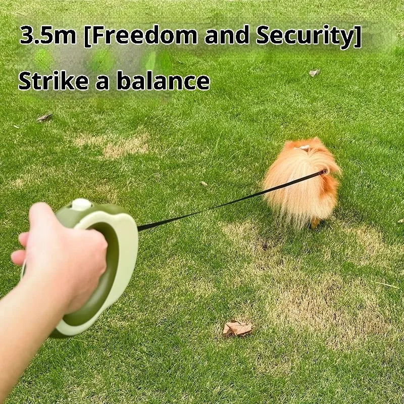 3.5 Meters Retractable Dog Leash Pet Leash Traction Rope Belt for Small Medium Dogs Pet Supplies Hiking Walking Traction Rope