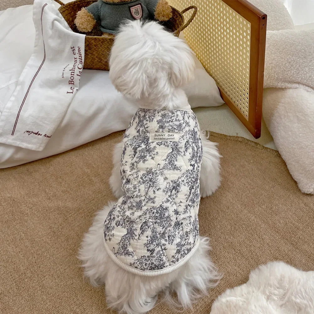 Pet Flying Sleeve Vest Pet Clothes Cotton Clothing Small Dog Cat Clothing Home Clothes Dog Jacket Puppy Clothes for Small Dogs