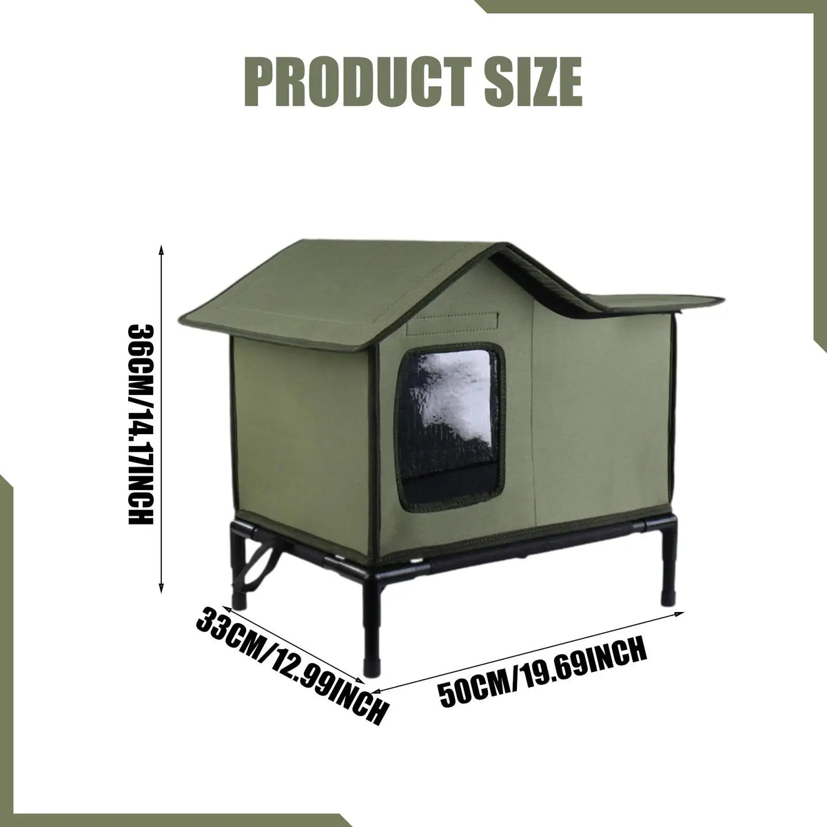 Cat House for Outdoor Cats Cat Kennel Cat Nest Warm Weatherproof Waterproof Pet