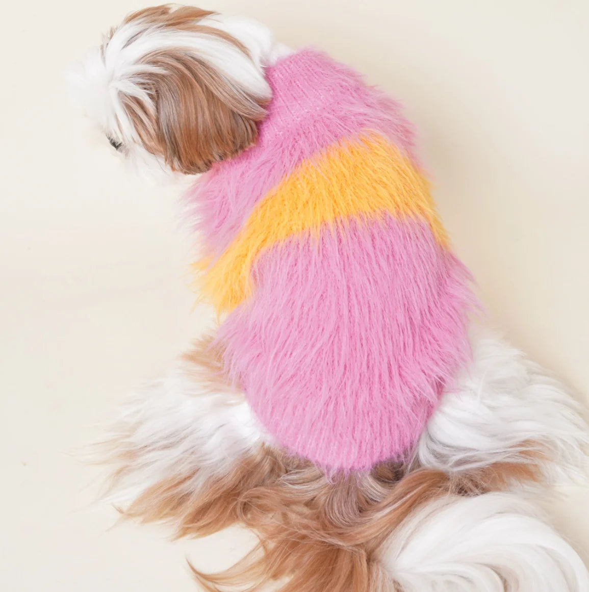 Cute French Fries Printed Soft Cotton Pet Sweater High Quality Design Dog Jacket Small Animal Clothing for Cats