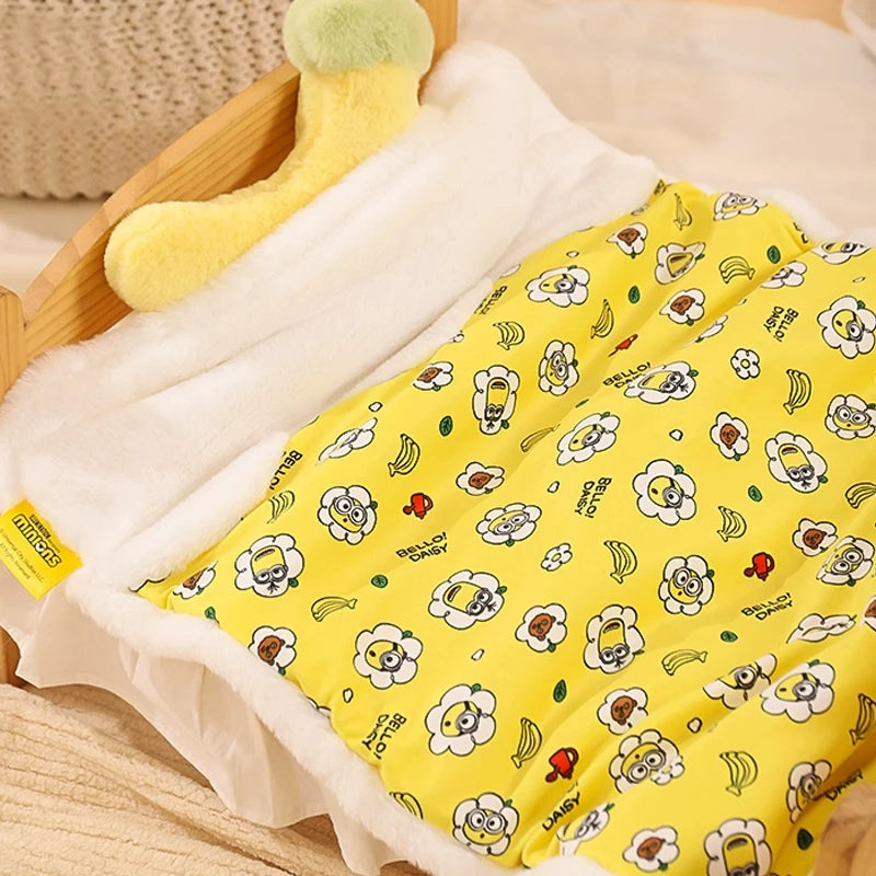 Double-Sided Plush Pet Bed, Warm Cat & Small Dog Cushion, Cozy Pet Blanket, Portable Padded Bed for Cats, Puppies - Soft Comfort