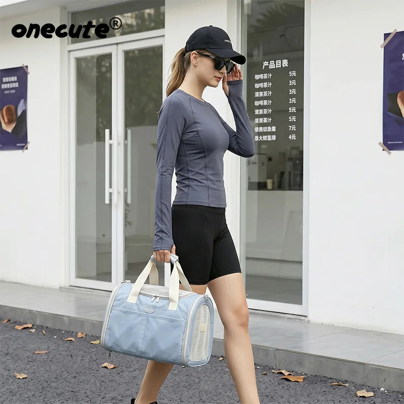 Pet Carrier Dog Travel Bags Airline Approved Transport For Small Dogs Cats Outgoing Cats Carrier Bag Travel Breathable Transport
