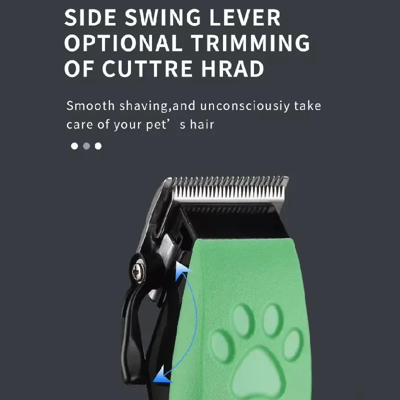 Pet Grooming Hair Clippers Rechargeable Cat Hair Trimmer for Dogs Adjustable Professional Electric Rechargeable Cat Shaver