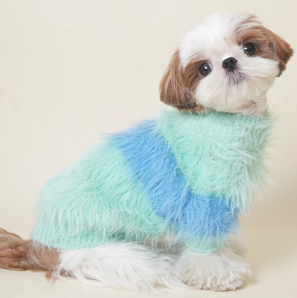 Cute French Fries Printed Soft Cotton Pet Sweater High Quality Design Dog Jacket Small Animal Clothing for Cats